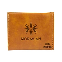 Brown Moravian Greyhounds Personalized Trifold Wallet