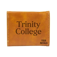 Brown Trinity Bantams Personalized Trifold Wallet