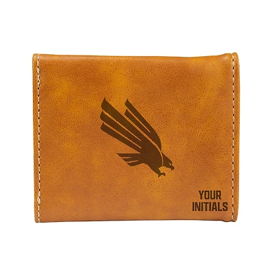Brown North Texas Mean Green Personalized Trifold Wallet
