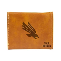 Brown North Texas Mean Green Personalized Trifold Wallet