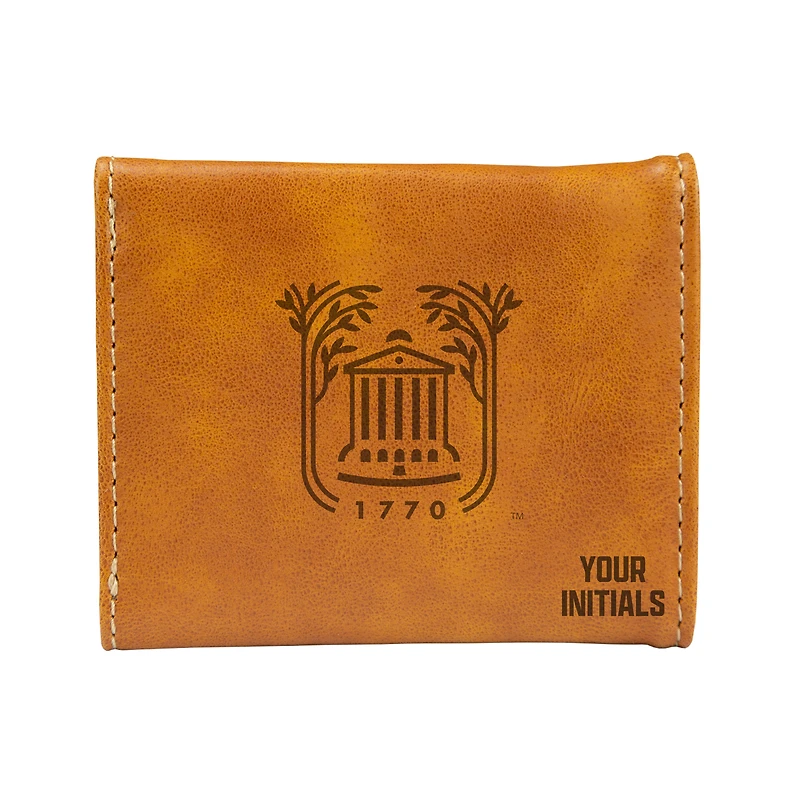 Brown Charleston Cougars Personalized Trifold Wallet