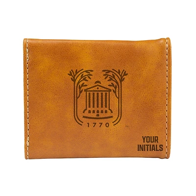 Brown Charleston Cougars Personalized Trifold Wallet