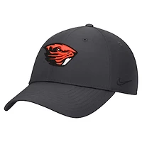 Men's Nike Anthracite Oregon State Beavers 2024 Sideline Club Adjustable Hat