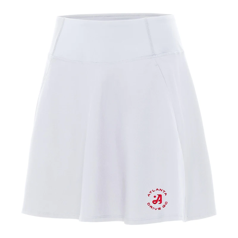 Women's Antigua White TGL Atlanta Drive GC Chip Skort