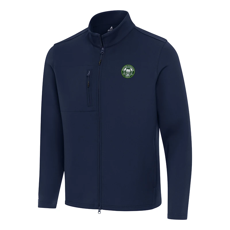 Men's Antigua Navy TGL Boston Common Golf Objection Full-Zip Jacket