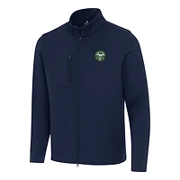 Men's Antigua Navy TGL Boston Common Golf Objection Full-Zip Jacket