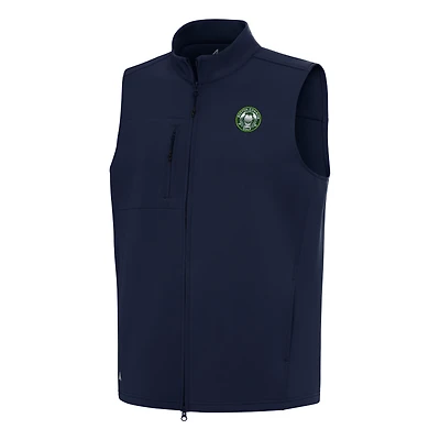 Men's Antigua Navy TGL Boston Common Golf Demand Full-Zip Vest