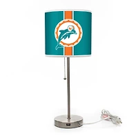 Imperial Miami Dolphins Throwback Logo Chrome Desk Lamp