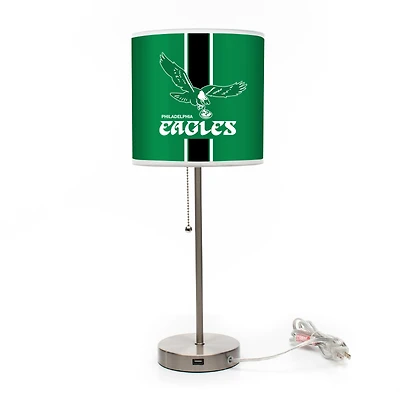 Imperial Philadelphia Eagles Throwback Logo Chrome Desk Lamp