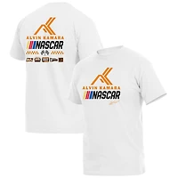 Men's JH Design White NASCAR x Alvin Kamara T-Shirt