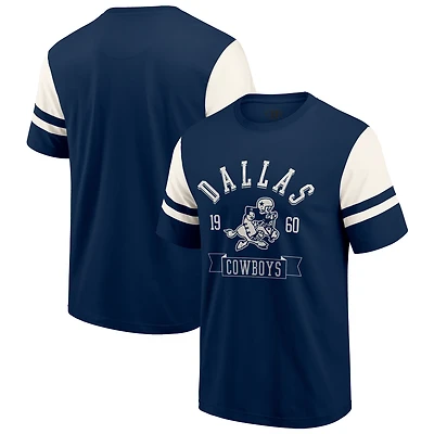 Men's Darius Rucker Collection by Fanatics Navy Dallas Cowboys Throwback T-Shirt