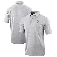 Men's Columbia Gray Vanderbilt Commodores Omni-Wick Set II Polo