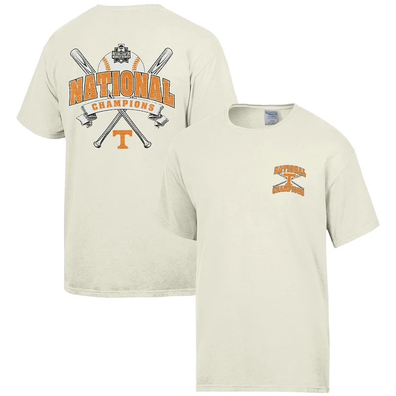 Men's Comfort Wash Tennessee Volunteers 2024 NCAA Men's Baseball College World Series Champions T-Shirt