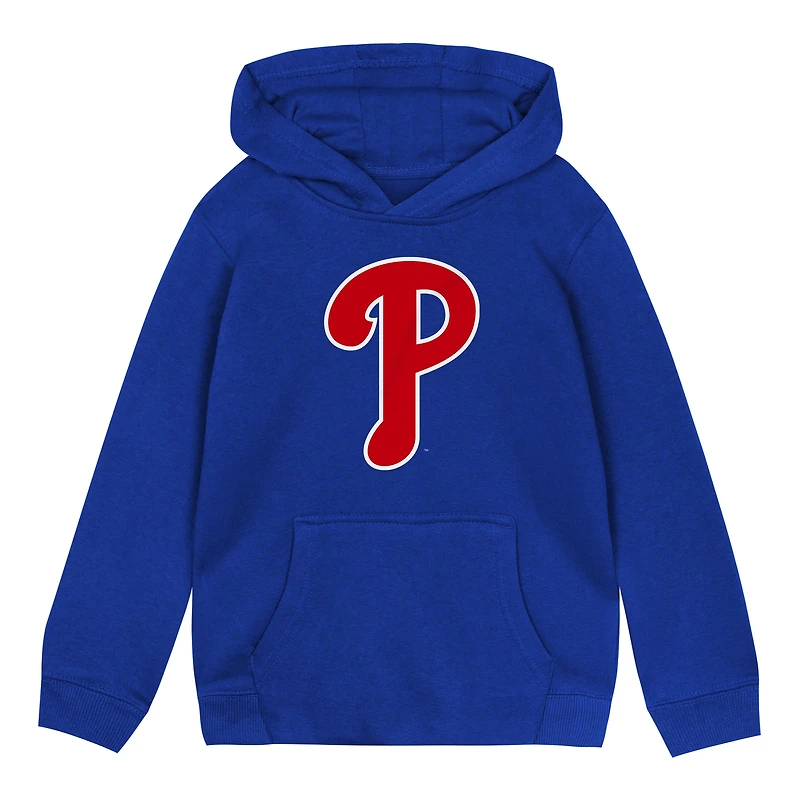 Toddler Royal Philadelphia Phillies Primary Logo Fleece Pullover Hoodie