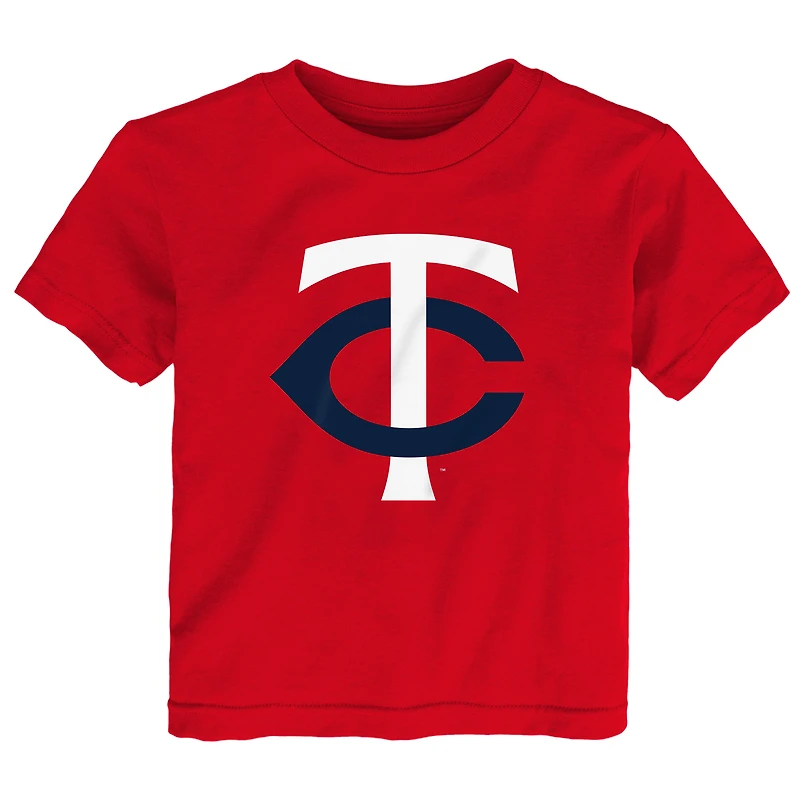 Toddler  Red Minnesota Twins Primary Logo T-Shirt