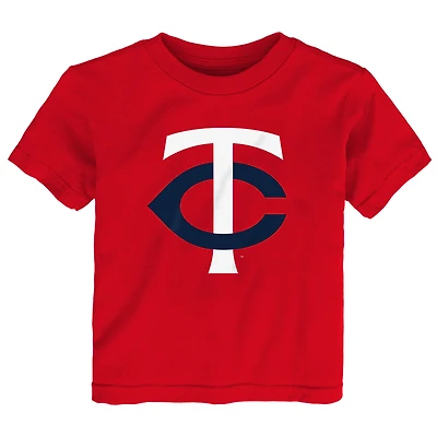Toddler  Red Minnesota Twins Primary Logo T-Shirt