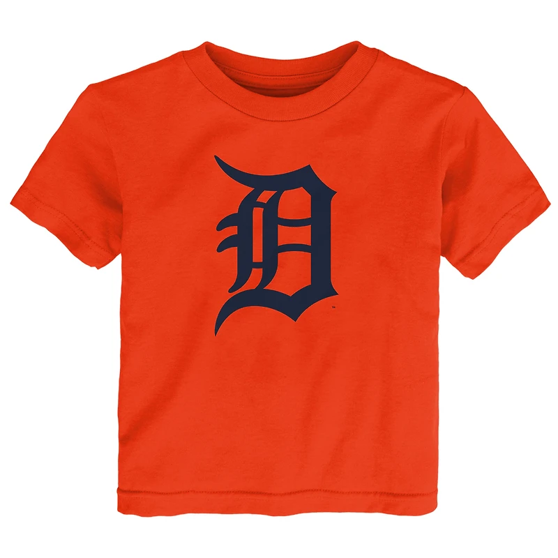 Toddler  Orange Detroit Tigers Primary Logo T-Shirt