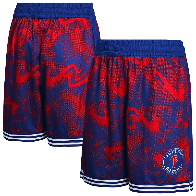 Youth Royal/Red Philadelphia Phillies Outfielder Shorts