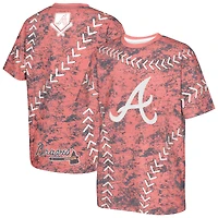 Youth Red Atlanta Braves Slide Score Bold T-Shirt