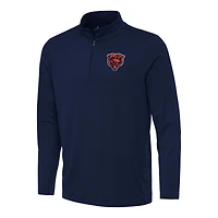 Men's Antigua Navy Chicago Bears Reprocess Quarter-Zip Top