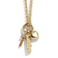 WEAR by Erin Andrews Pittsburgh Steelers Charm Necklace