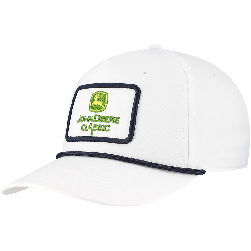 Men's Ahead White John Deere Classic Alto Rope AeroSphere Adjustable Hat