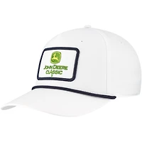Men's Ahead White John Deere Classic Alto Rope AeroSphere Adjustable Hat