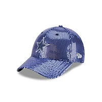 Women's New Era  Navy Dallas Cowboys Gameday Sequin 9FORTY Adjustable Hat