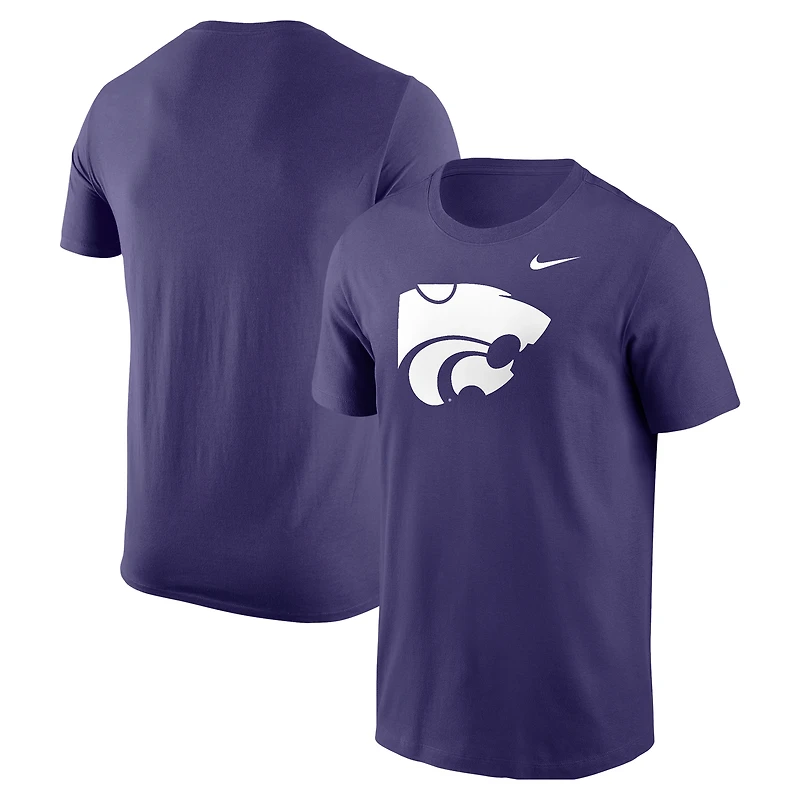 Men's Nike Purple Kansas State Wildcats Logo T-Shirt