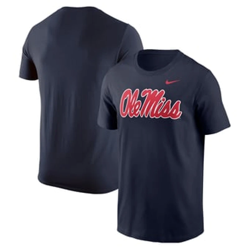 Men's Nike Navy Ole Miss Rebels Logo T-Shirt