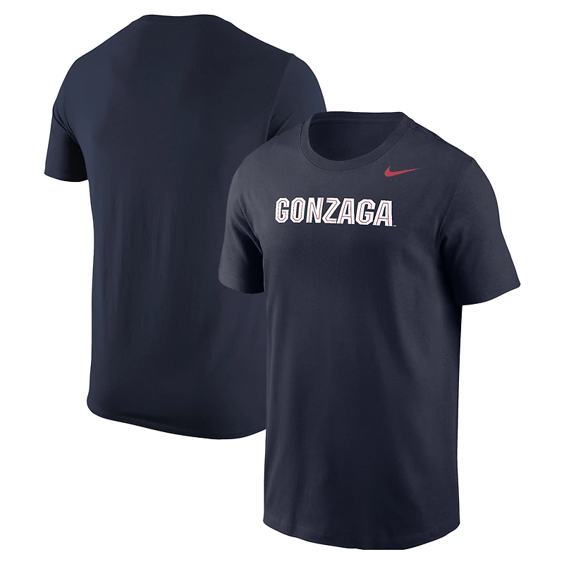 Men's Nike Navy Gonzaga Bulldogs Logo T-Shirt