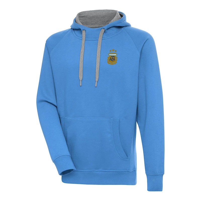 Men's Antigua Powder Blue Argentina National Team Victory Pullover Hoodie