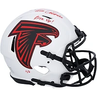 Kirk Cousins Atlanta Falcons Autographed Riddell Lunar Speed Authentic Helmet with "Rise Up!" Inscription - Signed in Red Ink