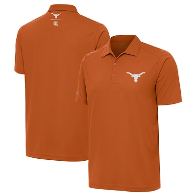 Men's Antigua Texas Orange Texas Longhorns SEC Tribute Polo
