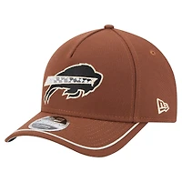 Men's New Era  Brown Buffalo Bills Motorsport 9FORTY Adjustable Hat