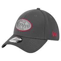 Men's New Era Graphite San Francisco 49ers  Main 39THIRTY Flex Hat