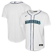 Youth Nike  White Seattle Mariners Home Replica Jersey