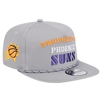 Men's New Era Gray Phoenix Suns Throwback Property Of Golfer Snapback Hat