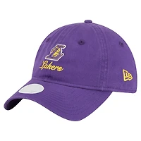 Women's New Era  Purple Los Angeles Lakers Gameday Preppy 9TWENTY Adjustable Hat