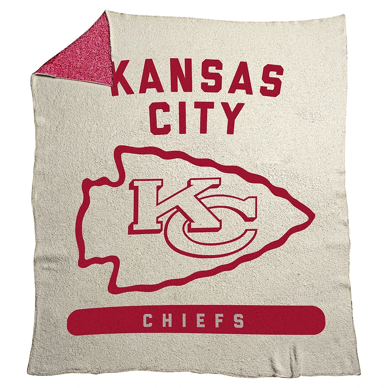 Kansas City Chiefs 50" x 60" Luxe Dreams Throw Blanket