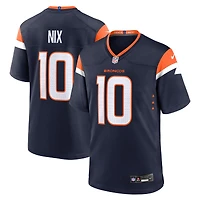Youth Nike Bo Nix Navy Denver Broncos Game Jersey