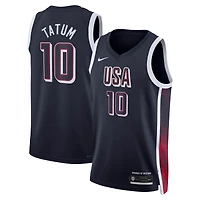 Unisex Nike Jayson Tatum Navy Men's USA Basketball 2024 Swingman Player Jersey
