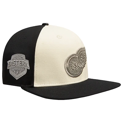 Men's Pro Standard  Cream Detroit Red Wings French Terry Snapback Hat
