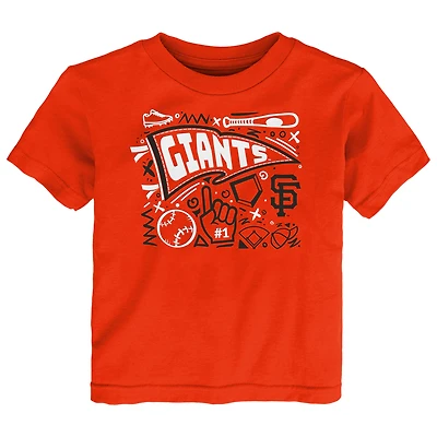 Toddler  Orange San Francisco Giants Ball Park Fun T-Shirt