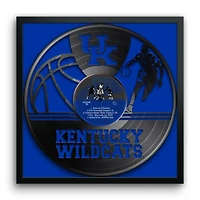 Kentucky Wildcats Framed 13" x 13" Vinyl Record Art Print