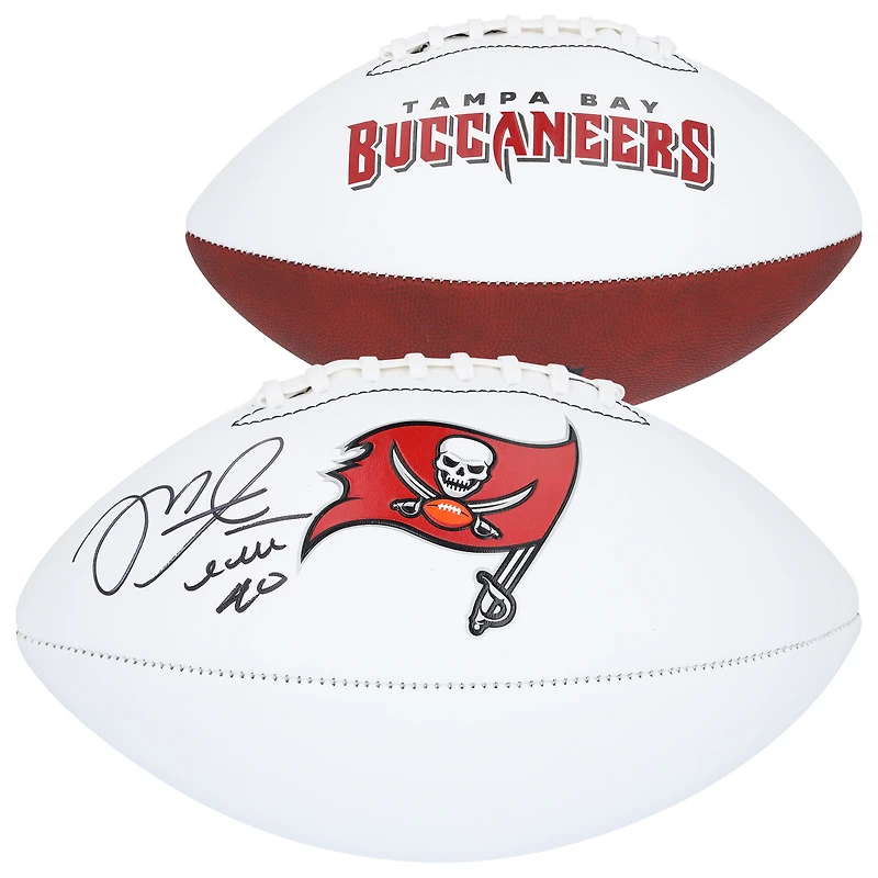 Mike Alstott Tampa Bay Buccaneers Autographed Franklin White Panel Football