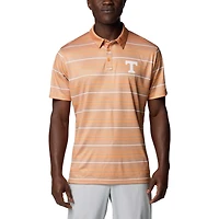 Men's Columbia Tennessee Orange Tennessee Volunteers PFG Super Terminal Tackle™ Omni-Shade™ Stripe Polo