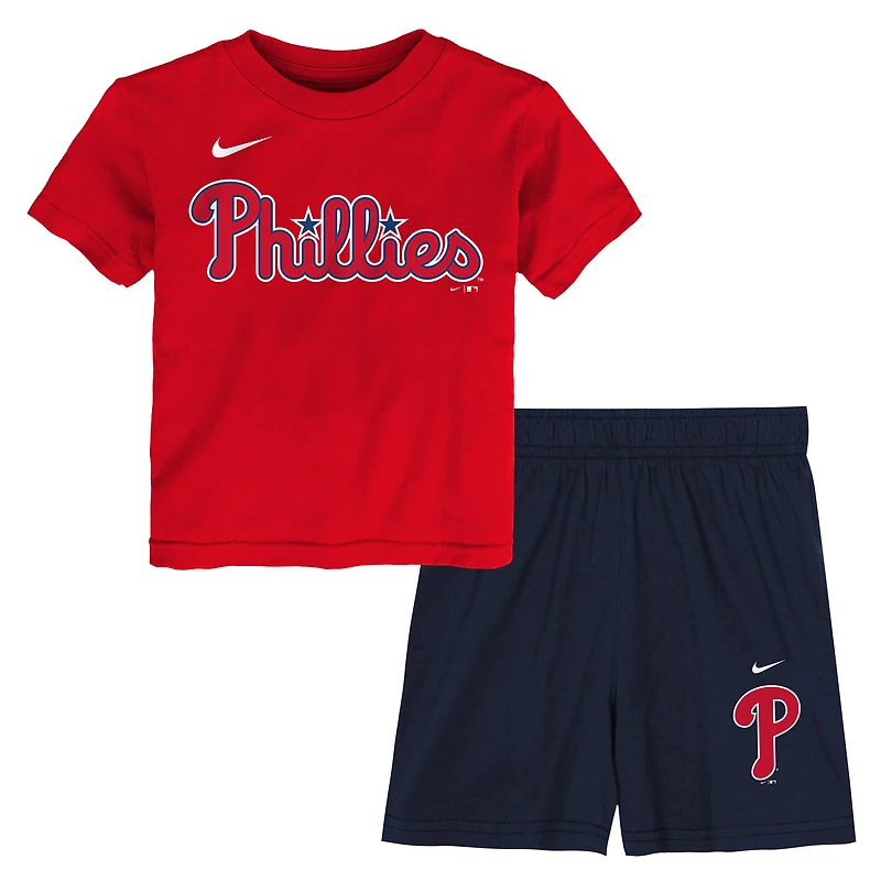 Preschool Nike Philadelphia Phillies 2-Piece T-Shirt & Shorts Set