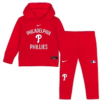 Toddler Nike  Red Philadelphia Phillies 2-Piece Club Fleece Pullover Hoodie & Sweatpants Set