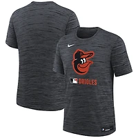 Youth Nike Black Baltimore Orioles Authentic Collection Velocity Performance T-Shirt